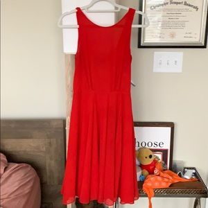 Size 4 red cocktail dress